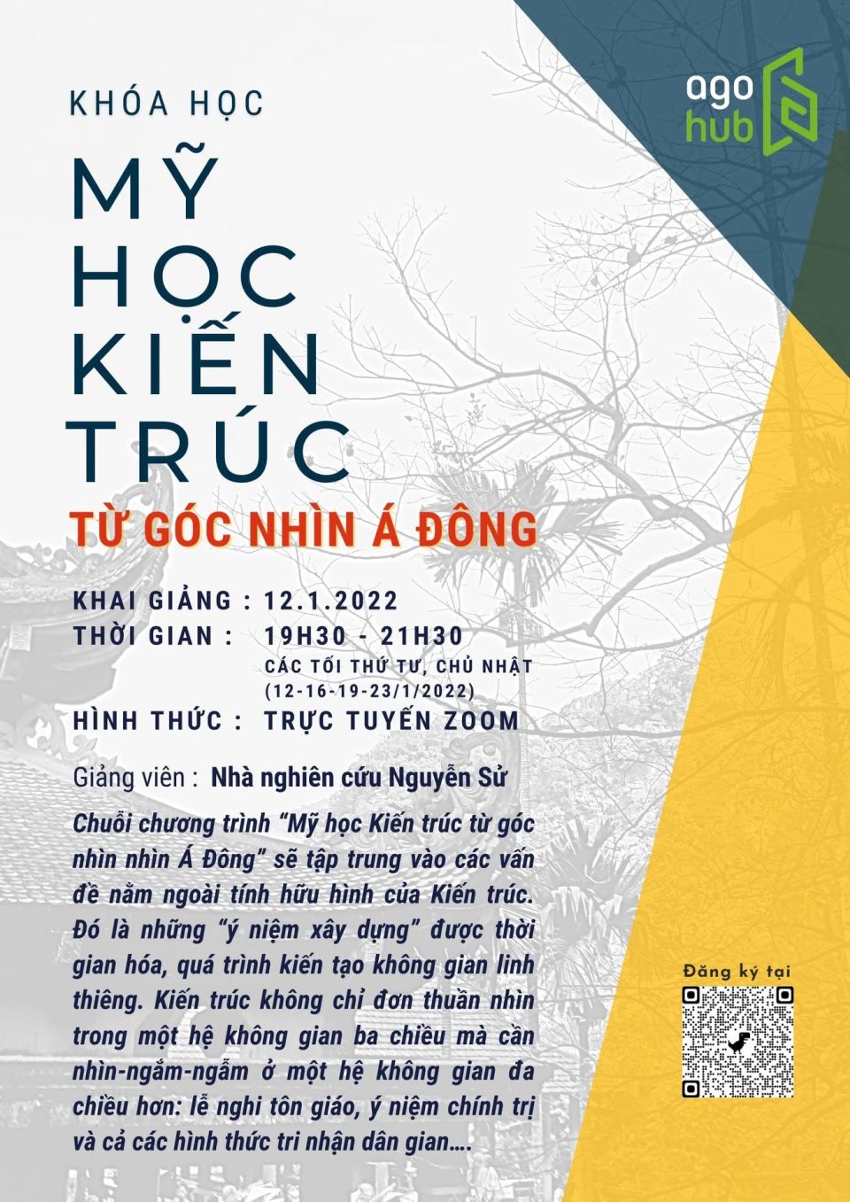 ” MỸ HỌC KIẾN TRÚC – Từ góc nhìn Á Đông “